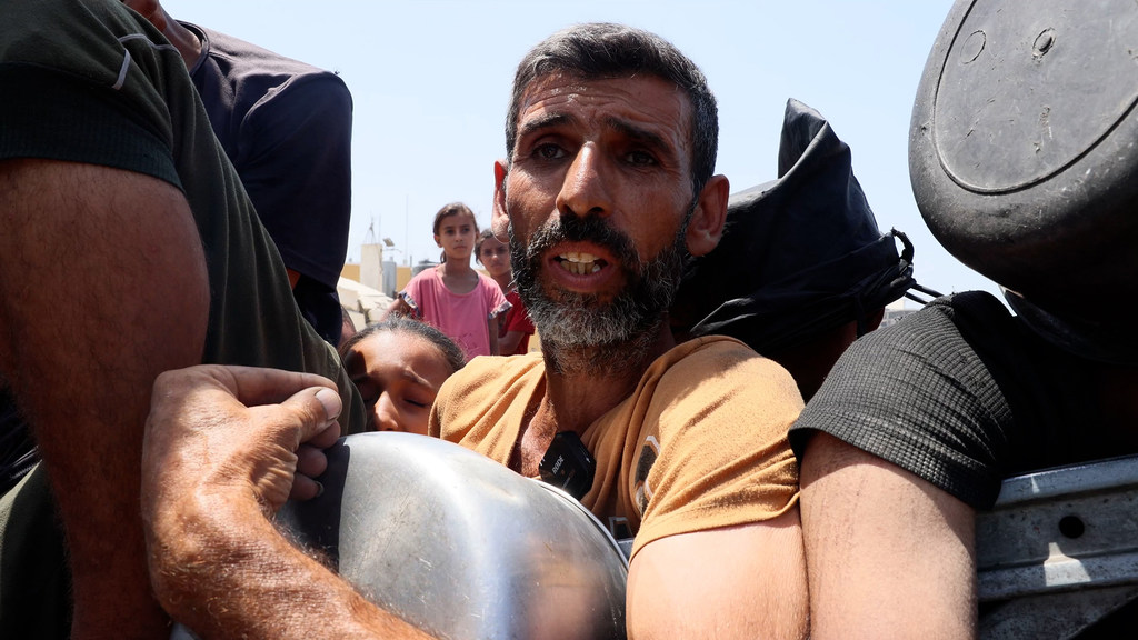 Alto nível de fome em Gaza mata as pessoas e desloca famílias 