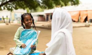 Anfal mwenye umri wa miaka kumi, Mwanafunzi katika shule ya wasichana ya Arabee Aradawiya huko Damazine, Jimbo la Blue Nile. Anasema kutoweza kwenda shuleni kwa muda mrefu kulimsumbua sana.