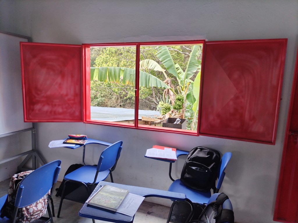 Une école dans le département de Norte de Santander, en Colombie.