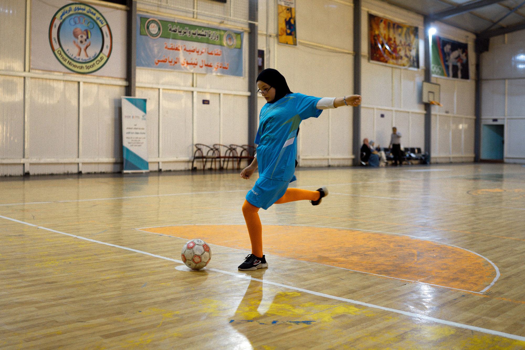 Two days before the matches, Hadeel says she can’t sleep because she's just too excited.