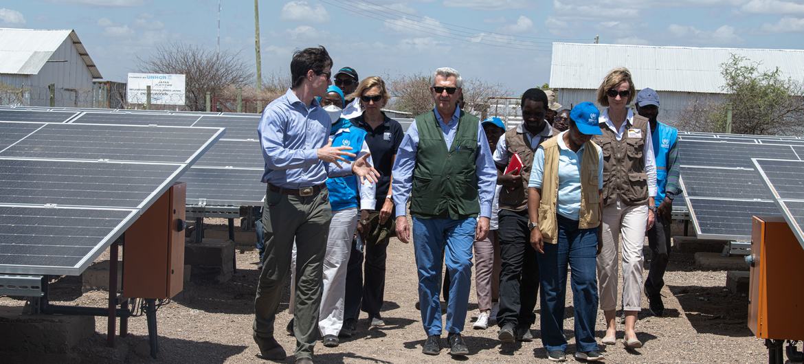 Верховный комиссар ООН по делам беженцев Филиппо Гранди в Кении, во время своего пятидневного визита на Африканский Рог.
