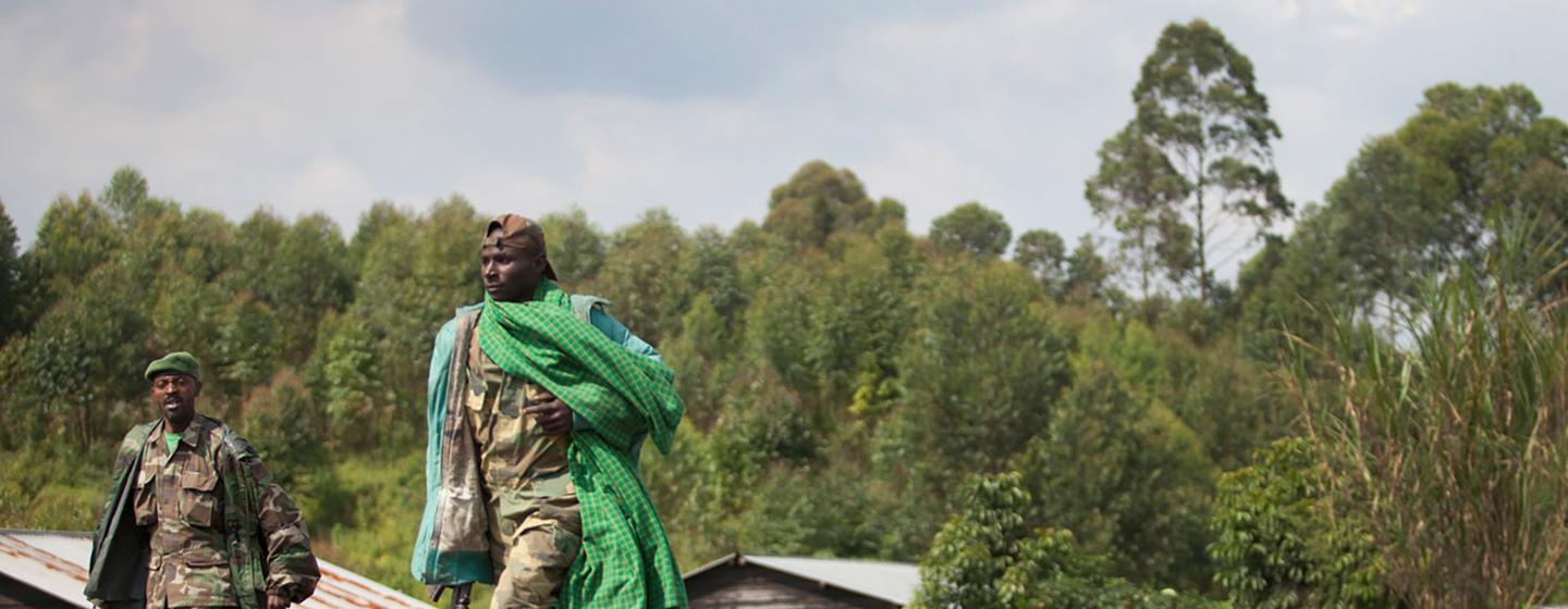 Des combattants du M23 se dirigent vers Goma en République démocratique du Congo (photo d'archives).