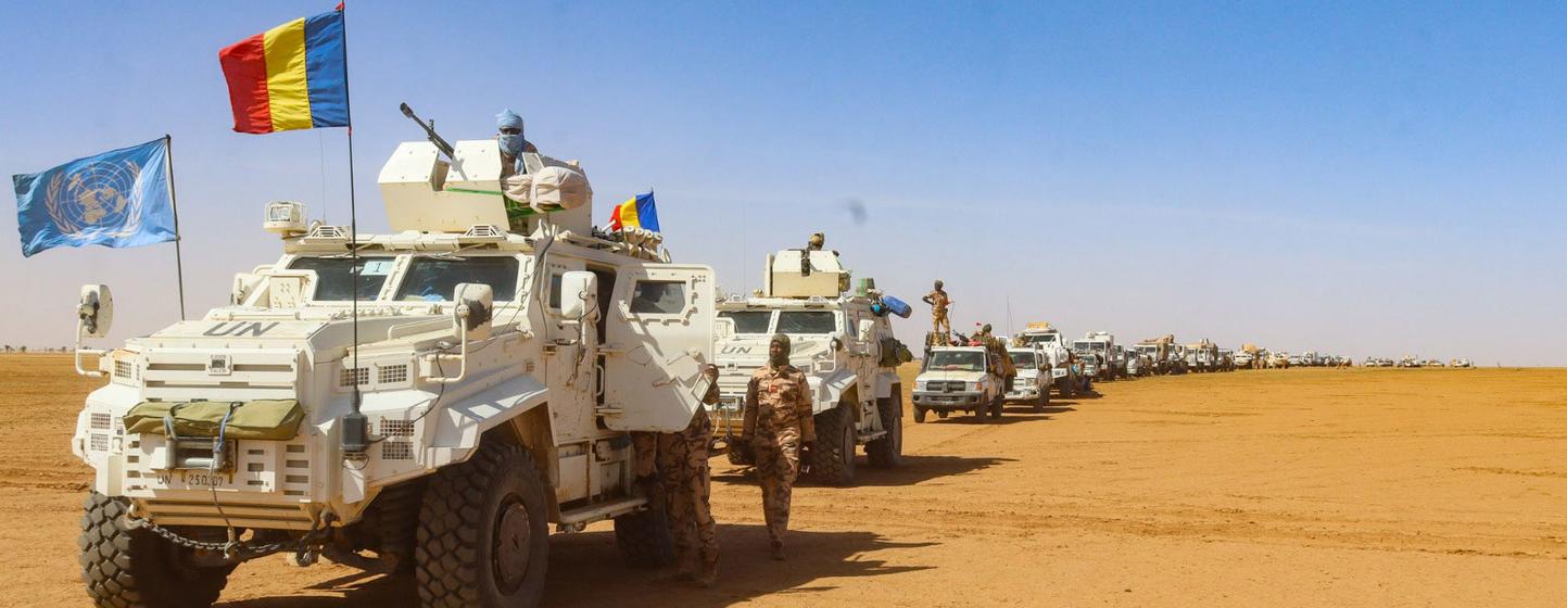 Des Casques Bleus tchadiens arrivent à Gao, mettant fin à la présence de l'ONU dans la région de Kidal, dans le nord du Mali.
