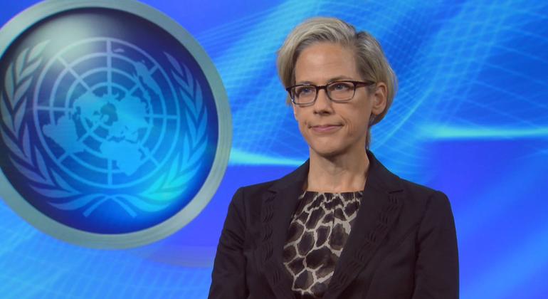 联合国法官和律师独立性特别报告员玛格丽特·萨特思韦特接受《联合国新闻》专访。