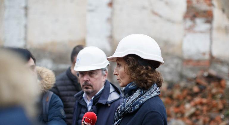 Генеральный директор ЮНЕСКО Одри Азуле побывала с двухдневным визитов в Украине. 