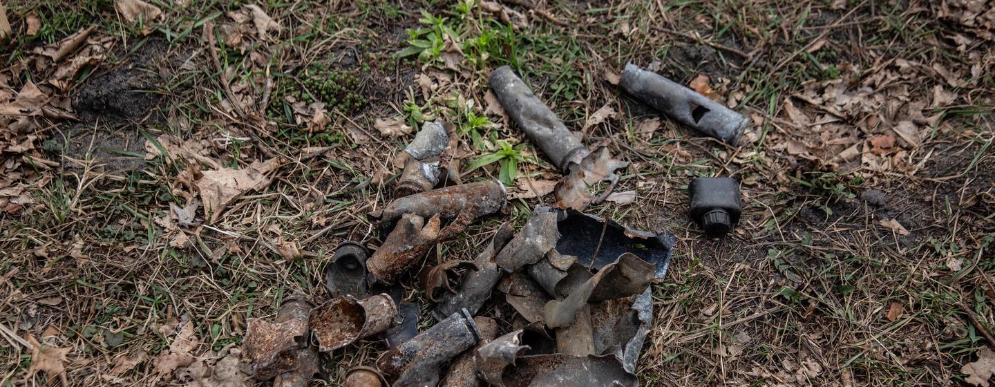 UNDP helps to clear land mines in Ukraine.