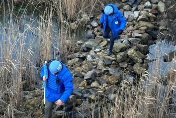 Expert teams from the UN UN International Atomic Energy Agency regularly cross the frontline in Ukraine to monitor nuclear power stations including Zaporizhzhya nuclear power plant.  