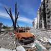 La ville ukrainienne de Marioupol a été largement détruite.