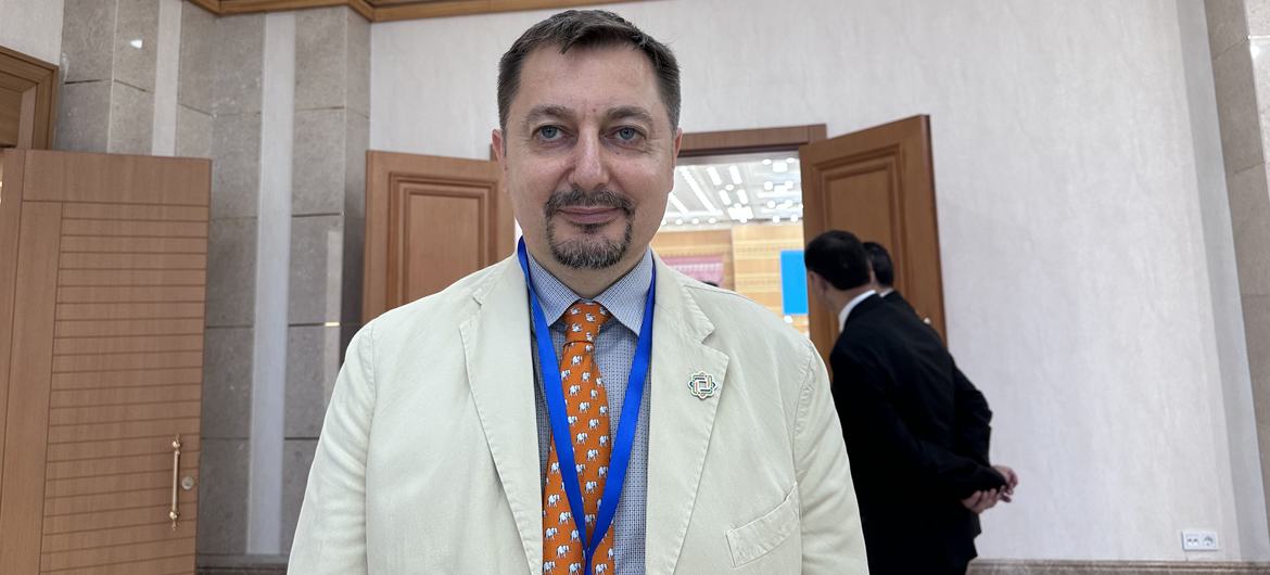 Постоянный координатор ООН в Туркменистане Дмитрий Шлапаченко.