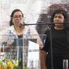 Rocío Gallegos y Gabriela Minjares en la séptima edición del Premio Breach / Valdez de Periodismo y Derechos Humanos.