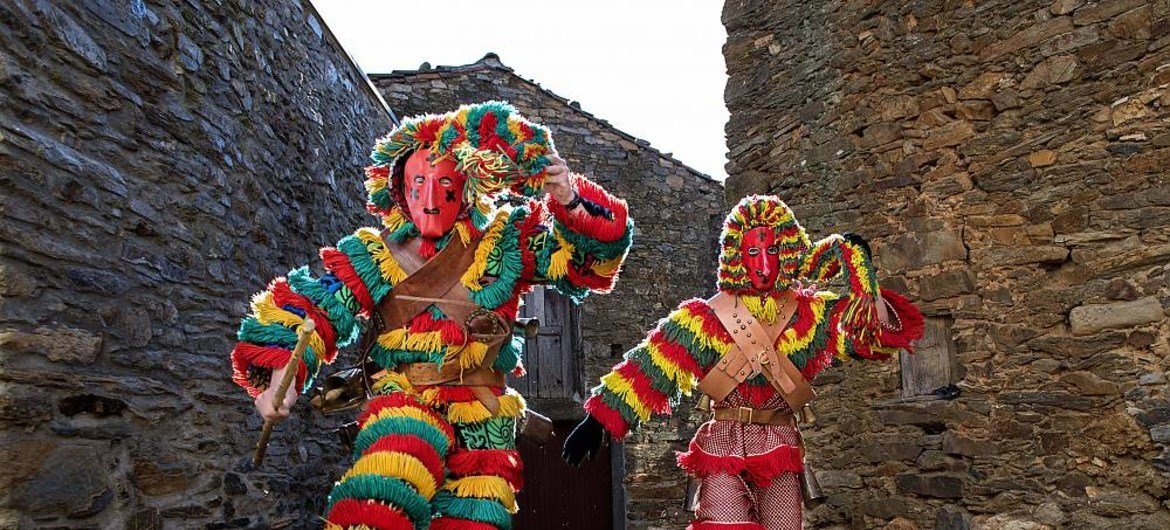 Festas de Inverno, Carnaval de Podence, Portugal, Inscrito em 2019 na Lista Representativa do Património Cultural Imaterial da Humanidade