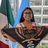 Mitzy Cortés representó a México y a la Red Futuros Indígenas en el Foro de la Juventud ECOSOC 2024.