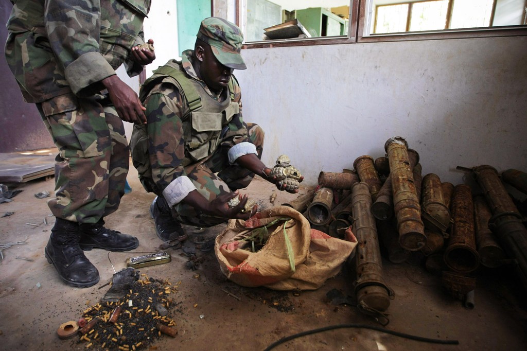 Vikosi vya AU vimebaini vilipuzi na makoti ya kujitoa mmuhanga ya Al-Shabaab Somalia (Kutoka Maktaba)