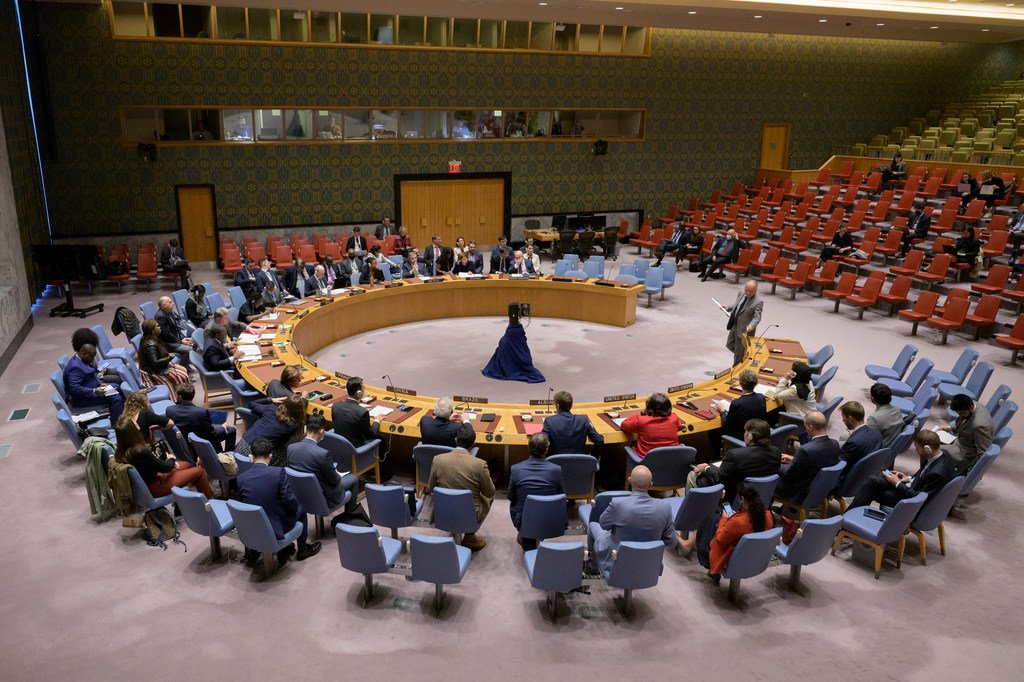 قاعة مجلس الأمن الدولي.
