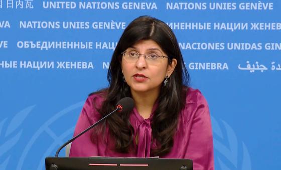 Ravina Shamsadani, Spokesperson for the Office of the UN High Commissioner for Human Rights.