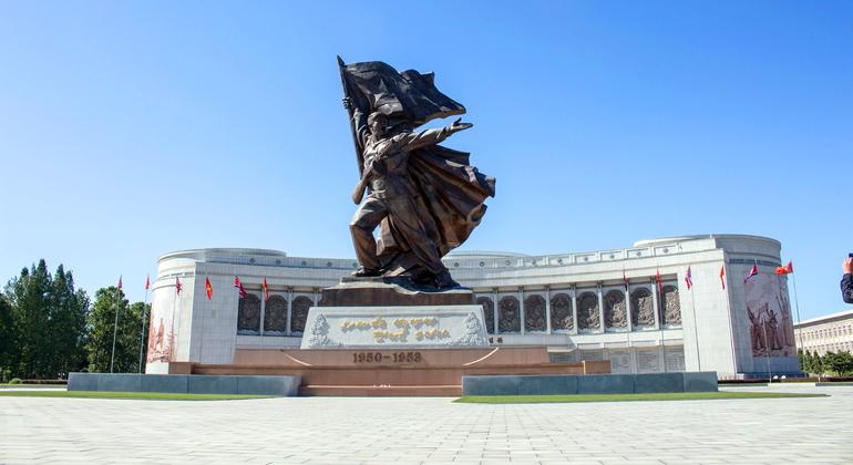 朝鲜平壤祖国解放战争胜利博物馆。