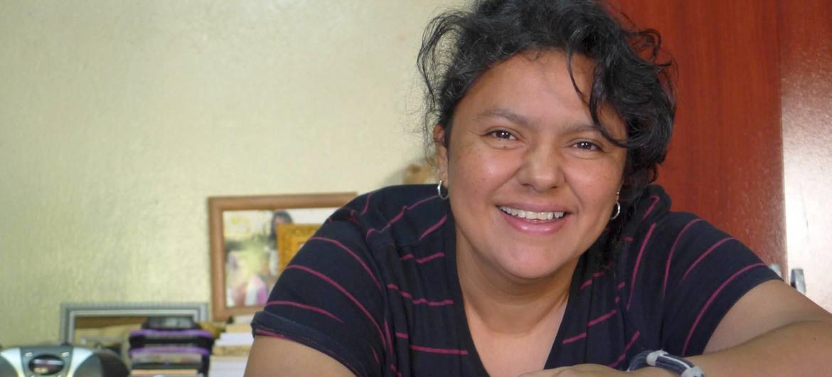 Berta Caceres, an environmental activist from Honduras, was assassinated in March 2016.  She was recognized posthumously as a UN Champion of the Earth laureate for her tireless campaign for the rights of indigenous people. 