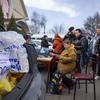 Programa Mundial de Alimentos está fornecendo assistência alimentar para pessoas que fogem do conflito na Ucrânia 