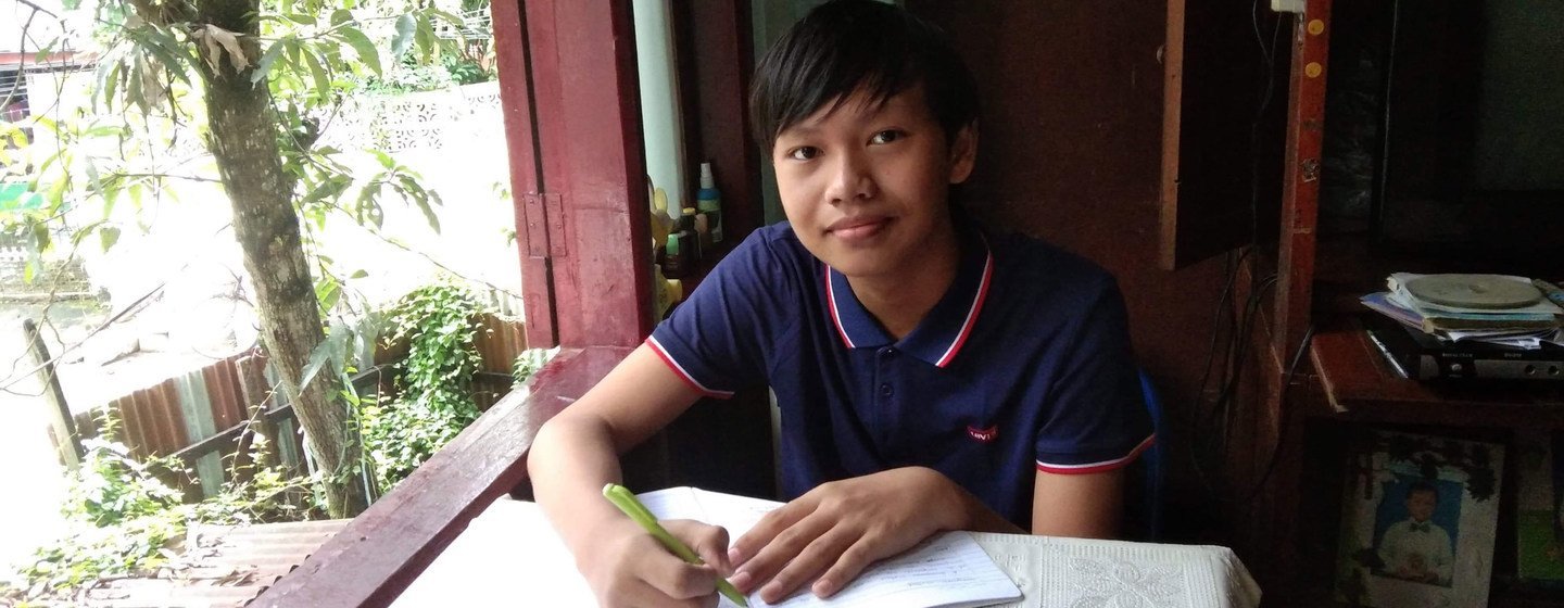 Thaw Lay is a Grade 10 high school student from Yangon, Myanmar.