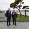 联合国秘书长古特雷斯和土耳其总统埃尔多安（左）在伊斯坦布尔举行会晤。（档案照片）