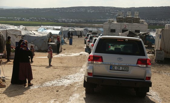 UN humanitarian officials cross from Turkey into Syria to assess the needs of displaced communities.
