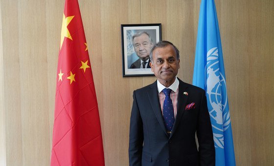 The UN Resident Coordinator in China Siddharth Chatterjee