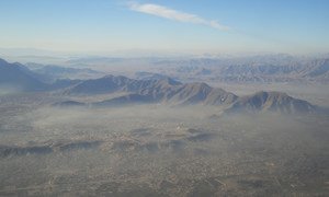 The landscape on the southern outskirts of Kabul, Afghanistan. (file photo)