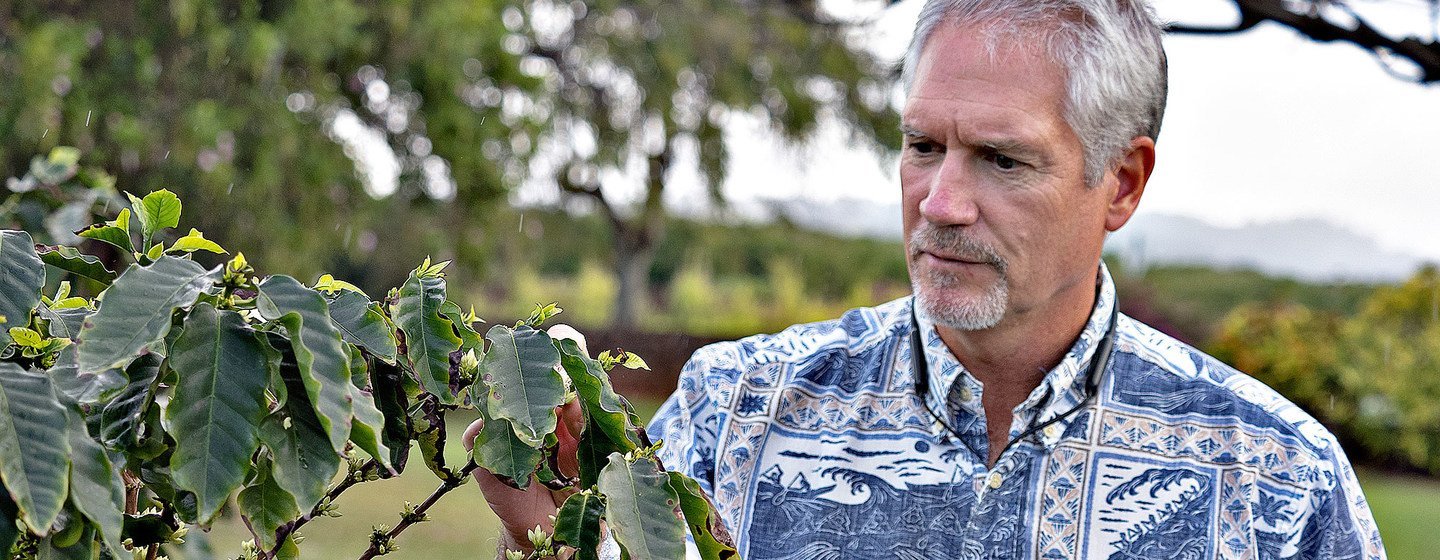 Fred Cowell is the General Manager of  Kauai Coffee Company in Hawaii.