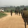 联合国维和特派团的危地马拉和孟加拉国特遣队在刚果民主共和国东部的伊图里省巡逻。（资料图片）