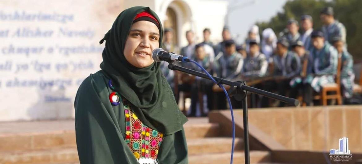 Последние три года 17-летняя Шекиба Самади изучает узбекский язык и литературу в образовательном центре для граждан Афганистана