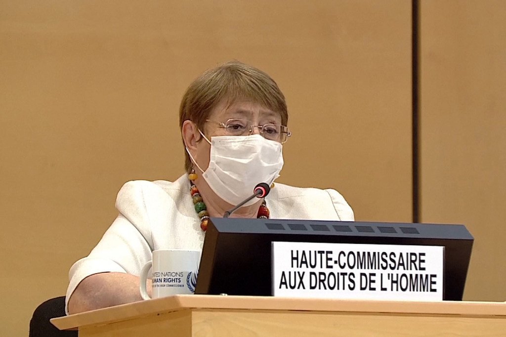 Michelle Bachelet, Haut-Commissaire des Nations Unies aux droits de l'homme.