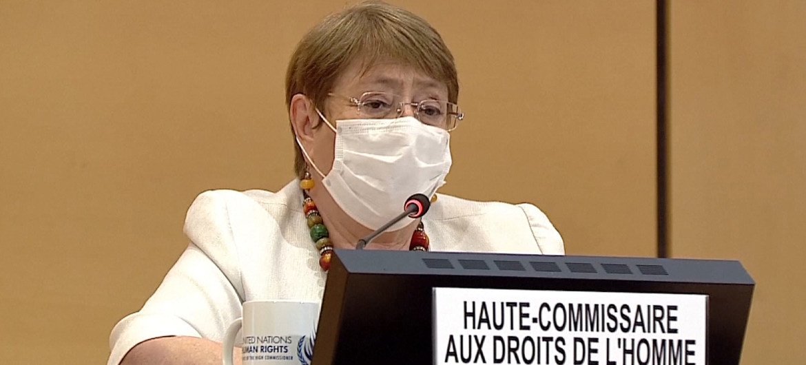Alta comissária Michelle Bachelet disse que impacto da Covid-19 na saúde está longe chegar ao fim