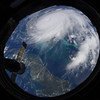 Снимок урагана Дориан, сделанный с Международной космической станции. Сентябрь 2019 года