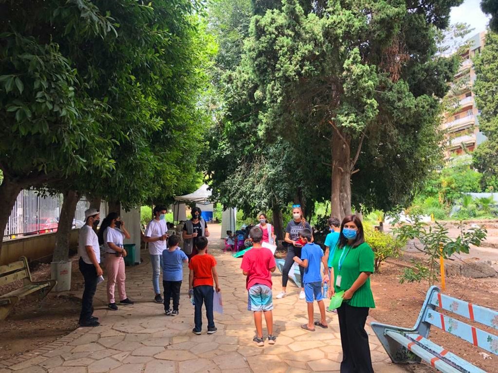 Geitawi Public Gardens, un espace adapté aux enfants à Beyrouth, au Liban.