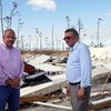 Dr. Tedros Adhanom Ghebreyesus (right), Director-General of the World Health Organization (WHO) and Dr. Duane Sands, Minister of Health of the Bahamas, tour the devastated sites in the country to assess health impacts of Hurricane Dorian.