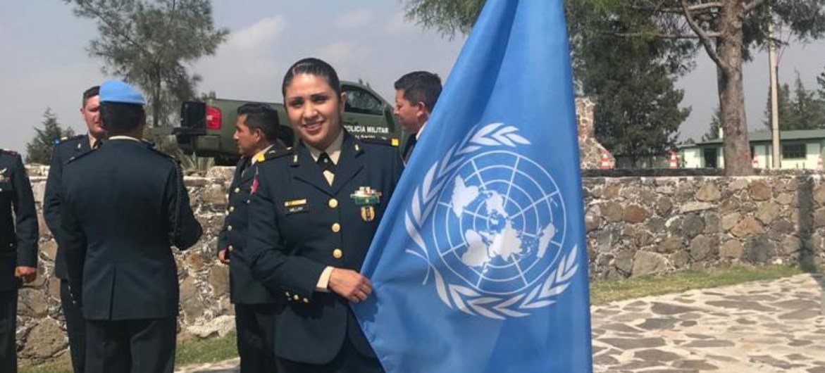 Eliza Paloma Millán, que tiene más de 25 años de servicio en el ejército mexicano, cree en la importancia de tener cada vez más mujeres en las misiones de paz