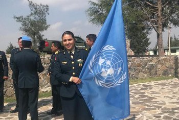 Eliza Paloma Millán, que tiene más de 25 años de servicio en el ejército mexicano, cree en la importancia de tener cada vez más mujeres en las misiones de paz