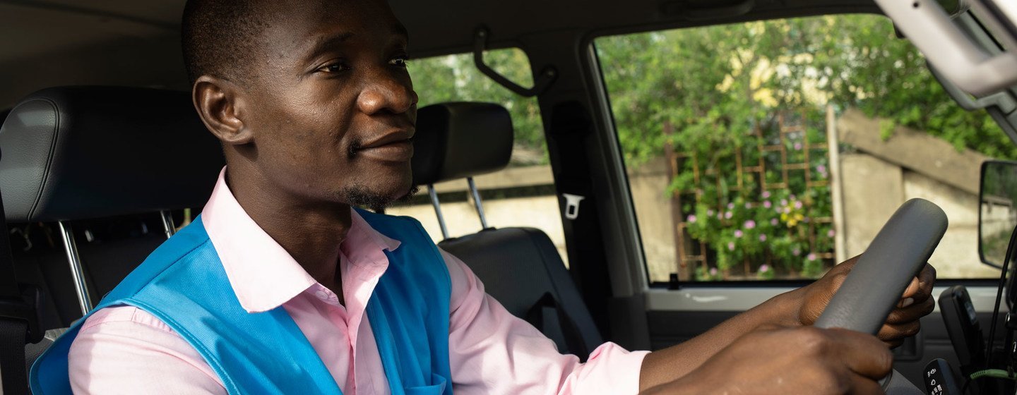 Luis Jose Faife, is a driver for UNHCR in Beira, Mozambique.