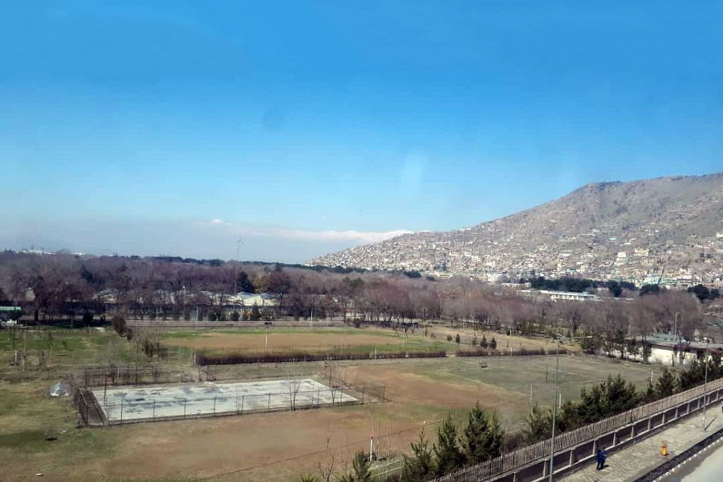 L'Universiité de Kaboul, dans la capitale de l'Afghanistan.