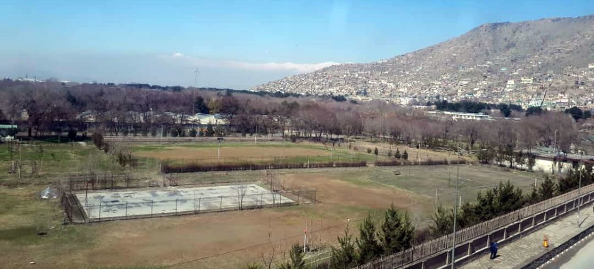 阿富汗喀布尔大学校园一景