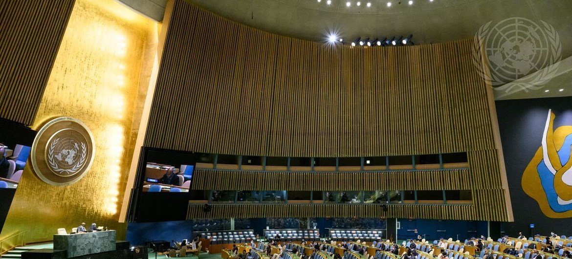 第76届联合国大会举行体育促进发展与和平会议