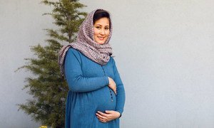 Afghan mother and UNICEF employee, Arifa Omid, is hoping for a peaceful and prosperous future for her daughter.