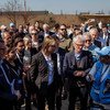 Under-Secretary-General for Humanitarian Affairs and Emergency Relief Coordinator Mark Lowcock, and US Ambassador to the UN  Kelly Craft and in Hatay, Turkey, with Regional Humanitarian UN staff taking part in a cross-border  into northwestern Syria.