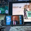  联合国秘书长古特雷斯举行了虚拟新闻发布会，介绍了他发出的在2019冠状病毒期间达成全球停火的进展。