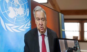Em mensagem vídeo, chefe da ONU destaca conclusões de novo relatório sobre consequências do novo coronavírus
