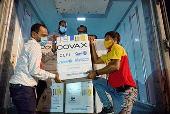 Bangladesh receives its first shipment of COVID-19 vaccines from the COVAX Facility on 31 May 2021.