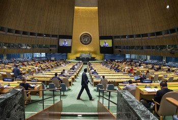 9月3日，联合国大会举行了三月以来的第一次面对面会议。