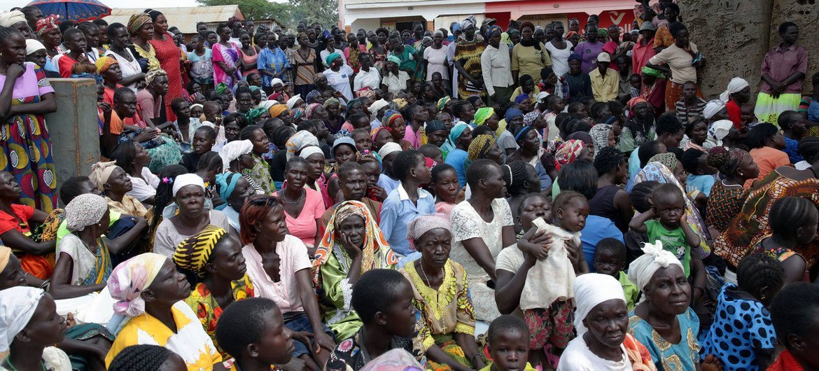 Large numbers of people have fled rural areas close to Yei, in Central Equatoria state, South Sudan due to conflict. (file)
