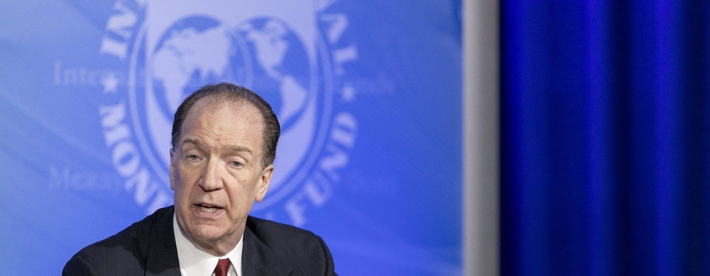 Presidente do Banco Mundial, David Malpass, alívio da dívida tem sido mais fraco do que o esperado.