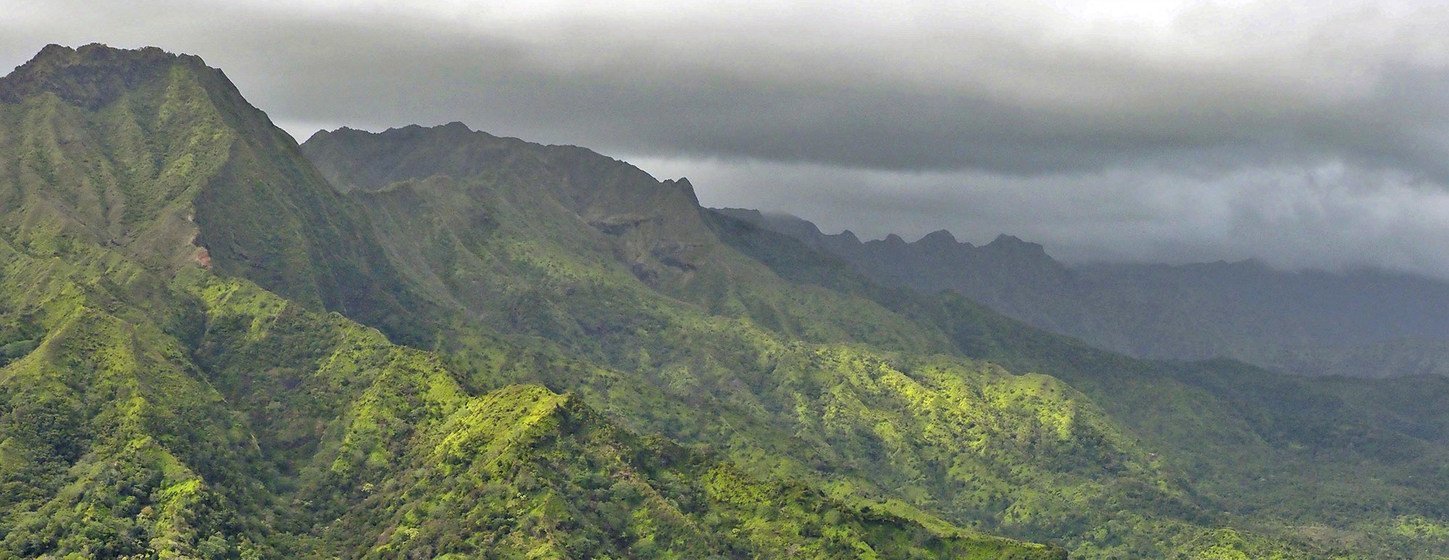 Hawaii's landscape is largely volcanic. 